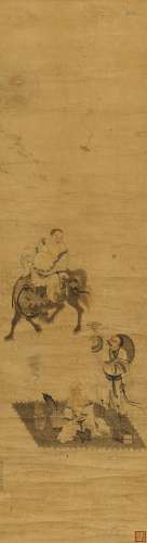DING, YUNPENG1547 Xiuning, Anhui - 1628In the style ofTitle: Three Luohan in Infinite Waves. Origin: