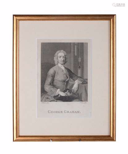 George Graham, an engraved portrait after T. Hudson