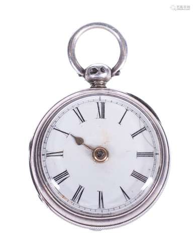 A miniature silver cased verge pocket watch, G.H. Warren, London, 1840