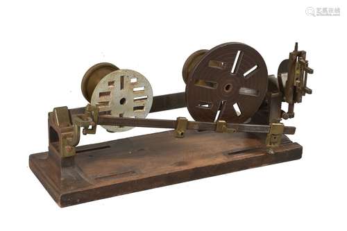 A rare portrait or medallion reduction lathe, Unsigned, mid 19th century