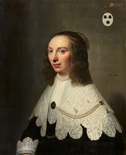 Michiel van MiereveltJacob Willemsz. Delff IIPortrait of Jacomina van der VorstOil on panel. 68,5