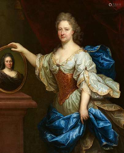 Nicolas de Largillière, attributed toPortrait of Françoise Charlotte d'Aubigné, Duchess of