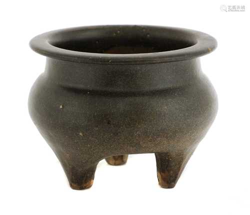 A Chinese pottery incense burner,