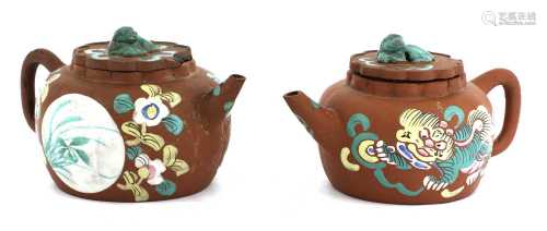 Two Chinese Yixing zisha teapots,
