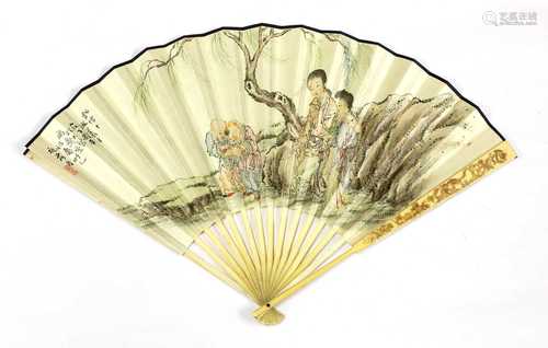 A Chinese fan,