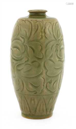 A Chinese Yaozhou ware vase,
