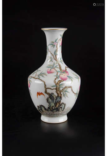 A Chinese Famille Rose Porcelain Vase