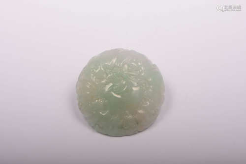 A Chinese Jadeite Pendant
