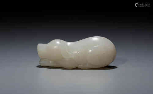 A Chinese Jade Pig Ornament