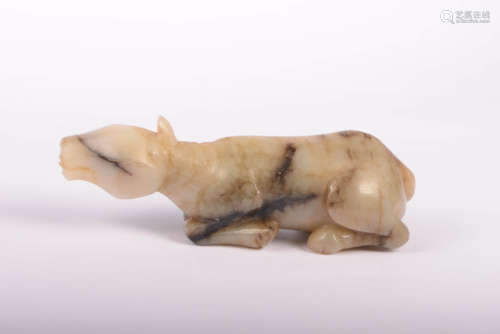 A Chinese Jade Horse Ornament