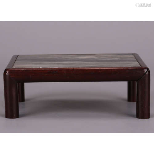 A Chinese Annatto Small Table