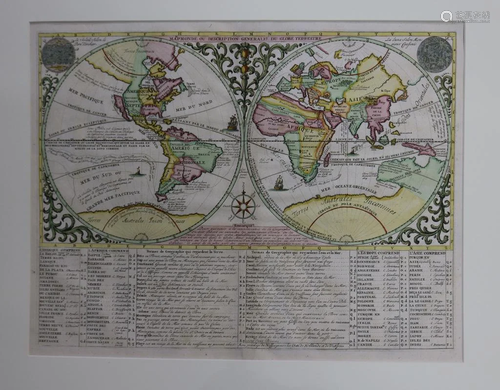 Map, Henri Abraham Chatelain