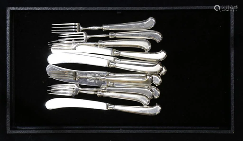 George Lambert sterling set of 6 dinner fo…