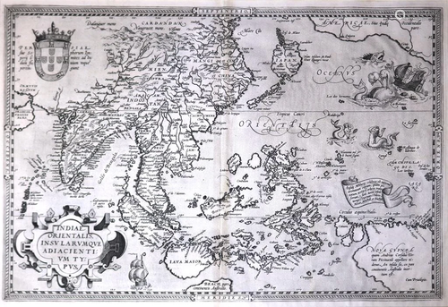 Map, Abraham Ortelius