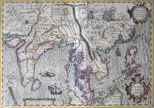 Map, Henricus Hondius the Younger