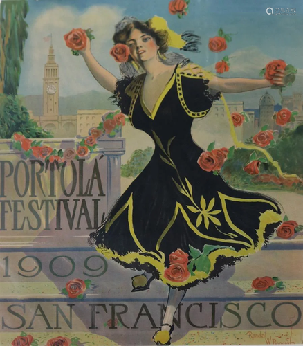 San Francisco, Portola Festival, 1909, vin…