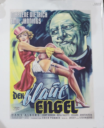 Der Blaue Engel, movie poster