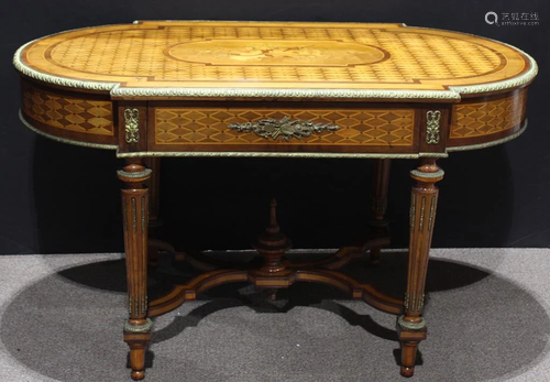 A Louis XVI style console table