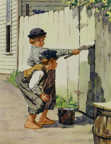 Portfolio, Norman Rockwell, Tom Sawyer