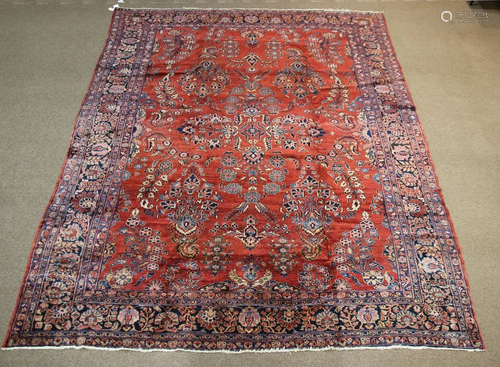 A Persian Sarouk carpet