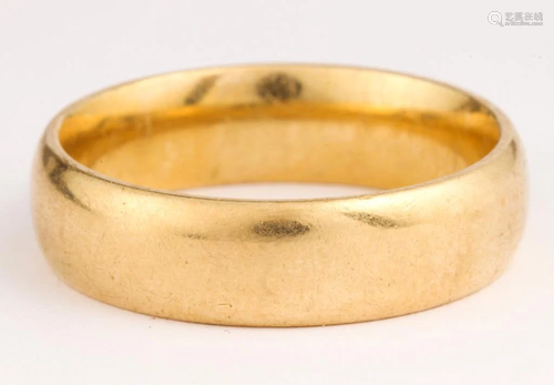 14k yellow gold band ring