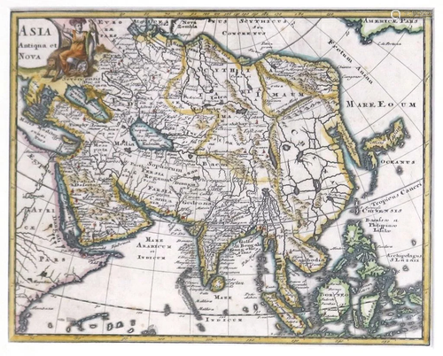 Map, Asia Antiqua et Nova