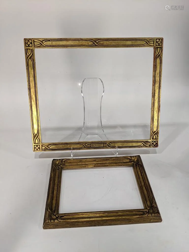 Hand-carved arts and crafts frames, Karl Sc…