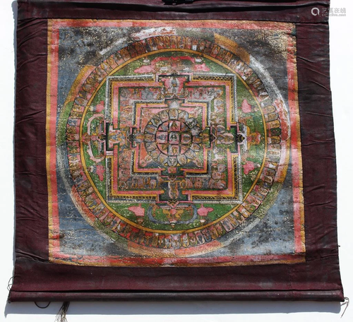 A Tibetan Tangka of Mandala