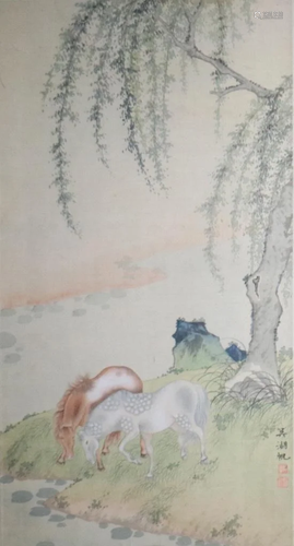 Chinese painting, in the manner of Wu Hufan