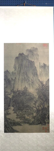 Chinese landscape painting, after Li Cheng