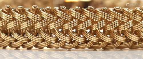 18k yellow gold bracelet