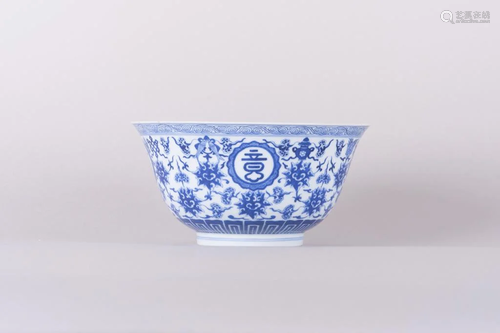 A Chinese Blue and White Bowl