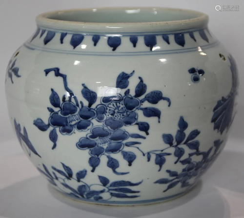 A Chinese Blue and White Jar