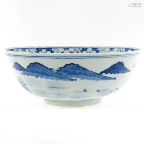 A Blue and White Bowl