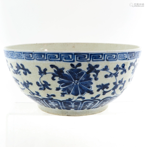 A Blue and White Bowl