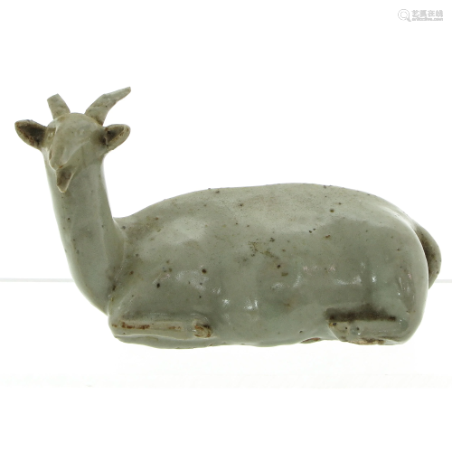 A Chinese Deer Sculpture