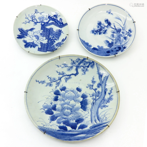 A Collection of 3 Plates