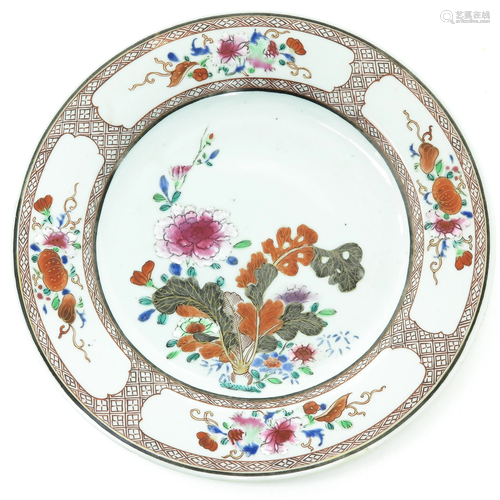 A Tobacco Leaf Decor Plate