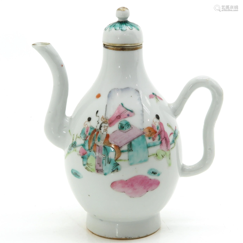 A Famille Rose Teapot