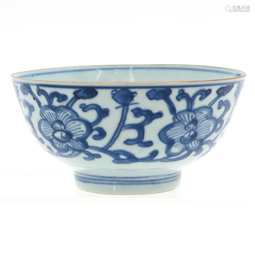 A Blue and White Bowl