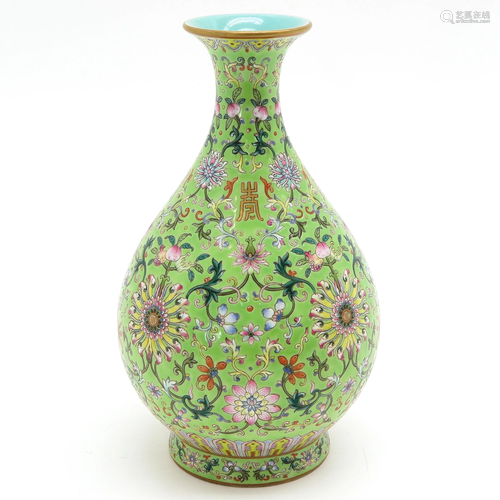 A Famille Rose Vase