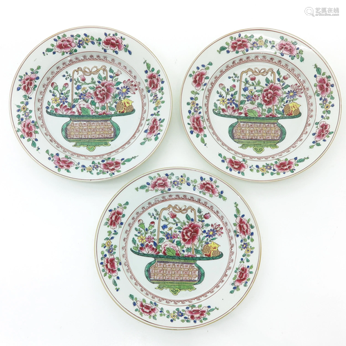 A Series of 3 Plates