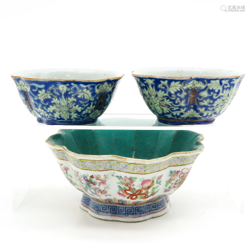 Three Altar Bowls