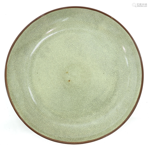A Celadon Dish
