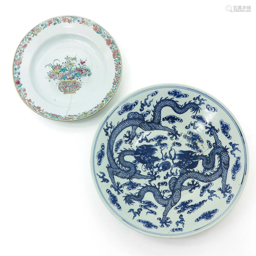 A Chinese Charger and Plate