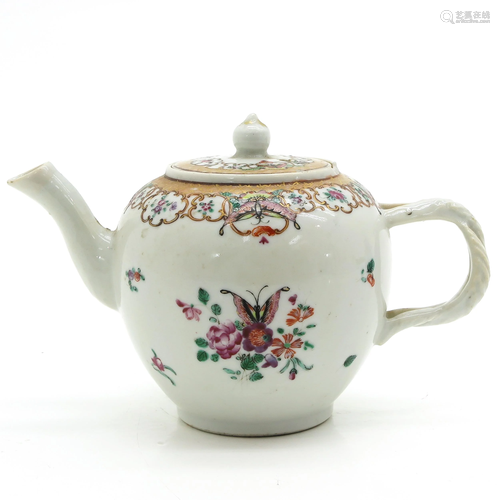 A Famille Rose Teapot