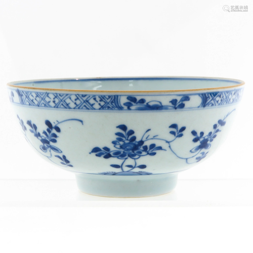 A Blue and White Bowl