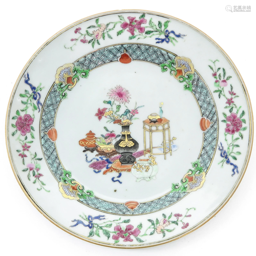 A Polychrome Decor Plate