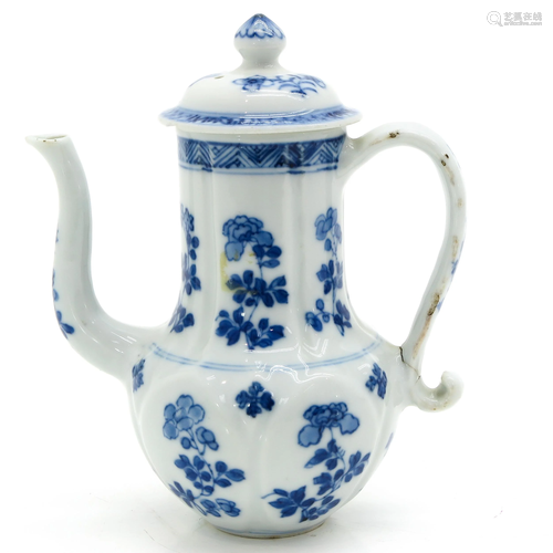 A Blue and White Teapot