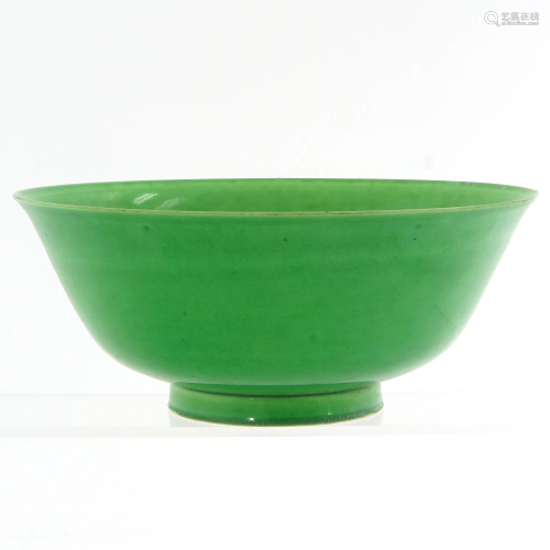 A Green Glaze Bowl
